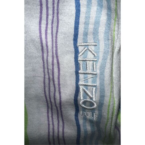 Women’s kenzo golf size 1 Short Sleeves Striped Preppy Collar - Picture 3 of 6